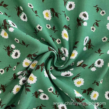 100%R High Quality Breathable Printed Fabric Clothing Fabric